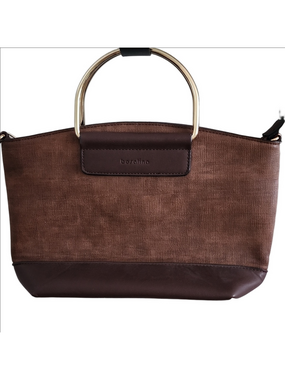 Vintage Bosalina Handbag Purse Brown